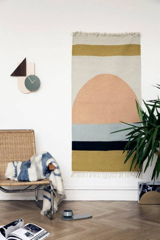 How to Hang a Rug as Wall Art Chairish Blog