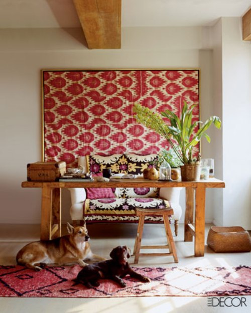 How to Hang a Rug as Wall Art Chairish Blog