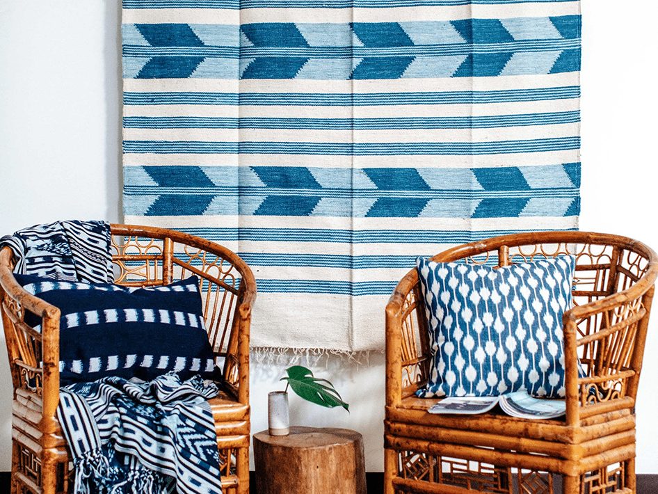 How to Hang a Rug as Wall Art Chairish Blog