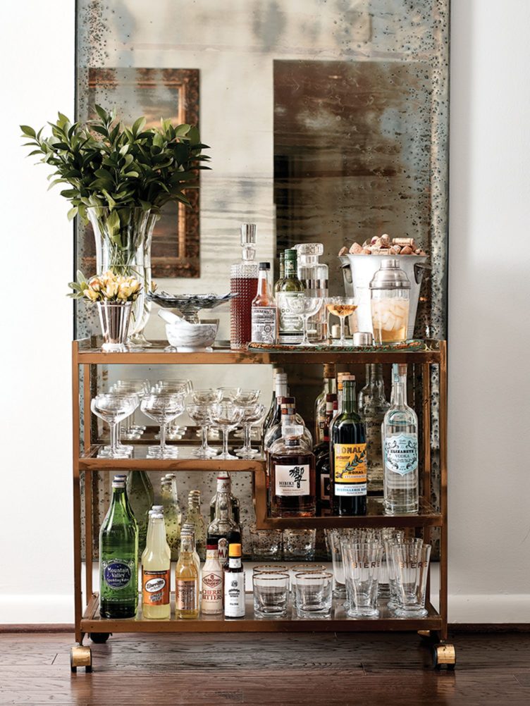Brian Hart Hoffman vintage bar cart