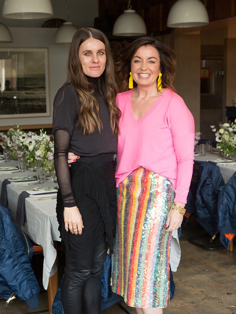 Sacha Strebe and Anna Brockway at Chairish x MyDomaine Luncheon Celebrating L.A. Design. 