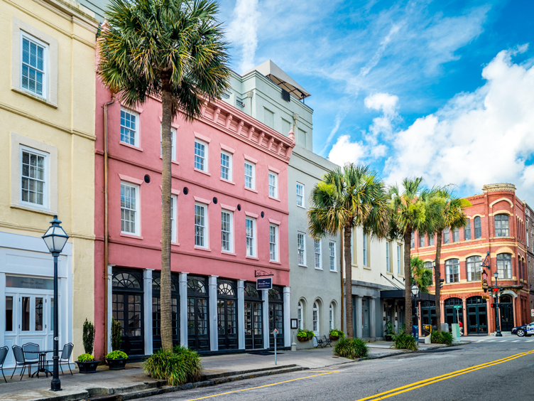 design insiders guide to charleston rainbow row storefront facade