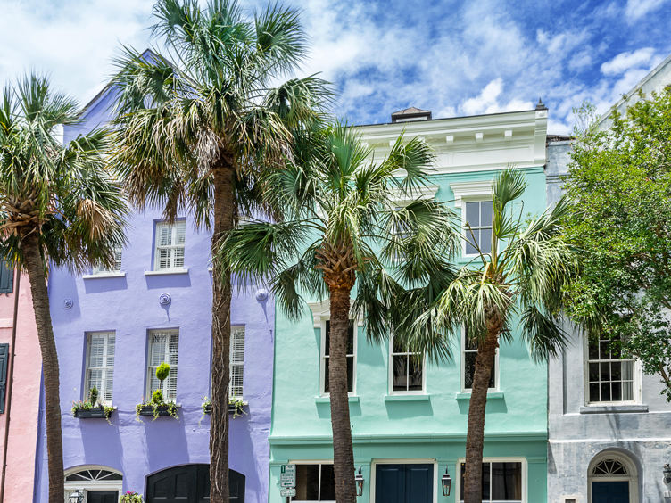 design insiders guide to charleston rainbow row colored facade