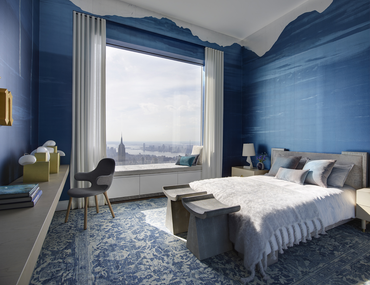Deep Blue Bedroom Designs