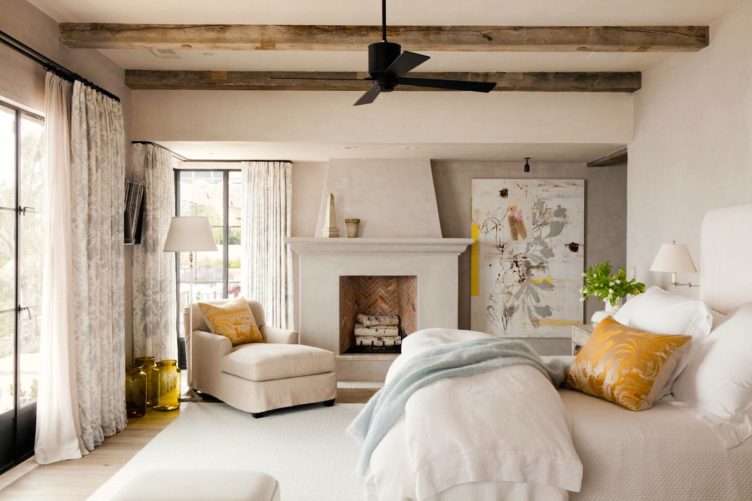 Cozy bedroom by M. Elle Design