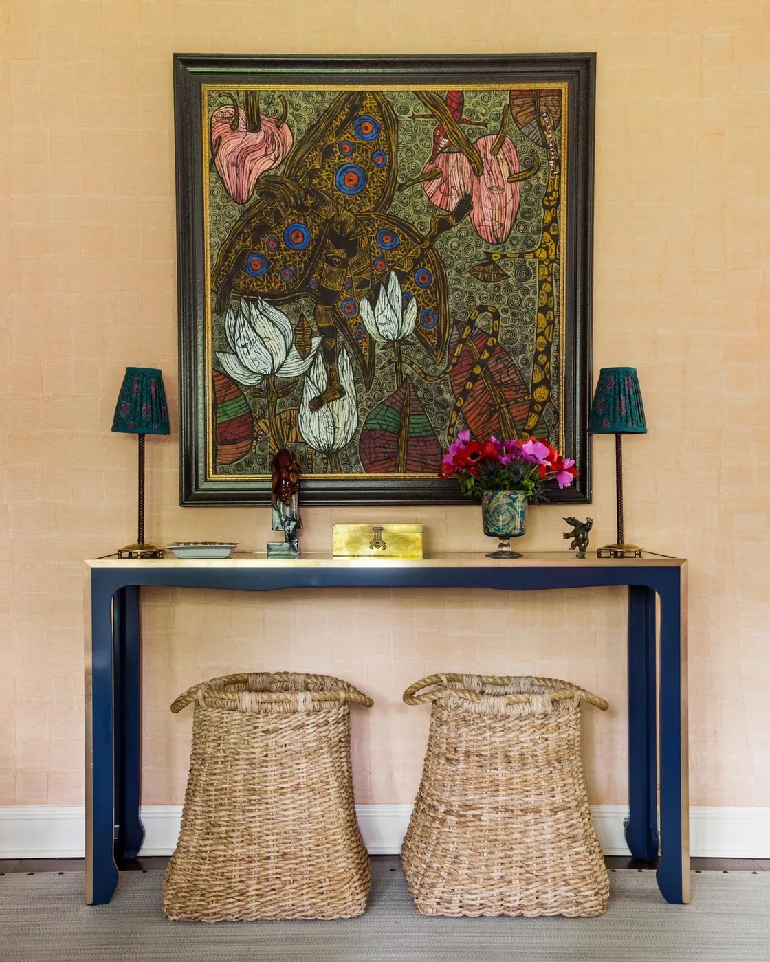How to Decorate With Wicker Baskets - Chairish Blog
