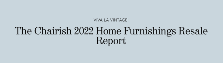 home furnishings resale report