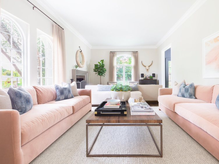  Modern Spanish Revival Living Room with matching sofas or lovseats