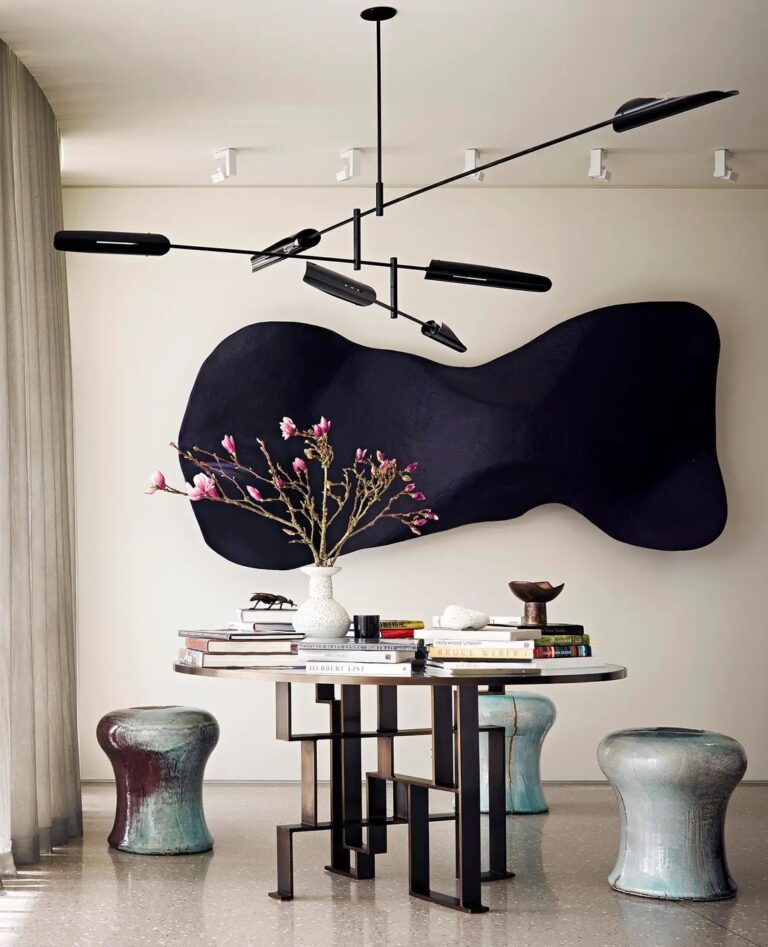 How to Furnish Around a Round Table